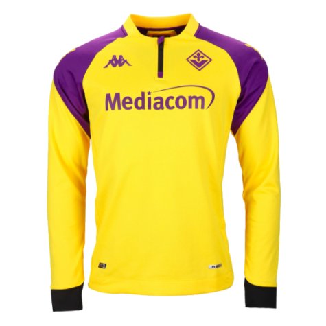 2023-2024 Fiorentina Half Zip Training Top (Yellow) (Dunga 8)