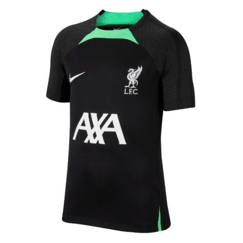 2023-2024 Liverpool Strike Dri-Fit Training Shirt (Black) (Luis Diaz 7)