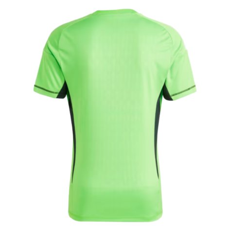 2023-2024 Real Madrid Home Goalkeeper Shirt (Solar Green) (Your Name)