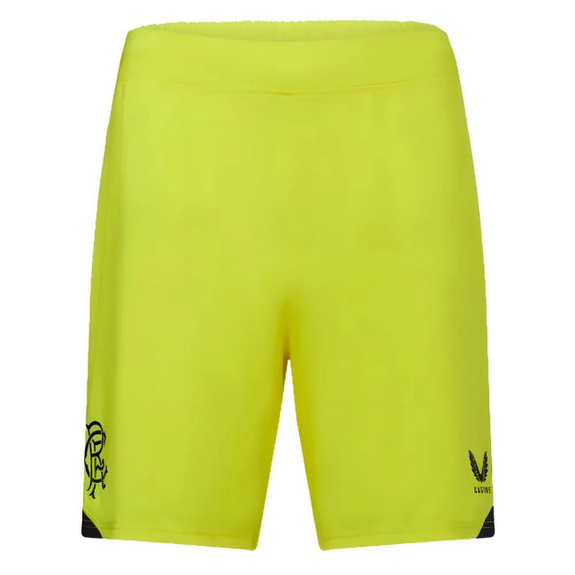 2023-2024 Rangers Home Goalkeeper Shorts (Yellow)