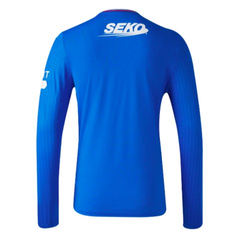 2023-2024 Rangers Long Sleeve Home Shirt (Lundstram 4)