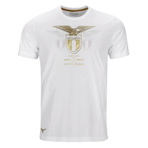 2023 Lazio Special Anniversary Logo Tee (White) (Your Name)