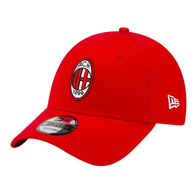 2023-2024 AC Milan Core 9Forty Adjustable Cap (Red)