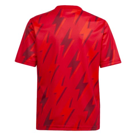 2023-2024 Arsenal Pre-Match Shirt (Red) - Kids (Xhaka 34)