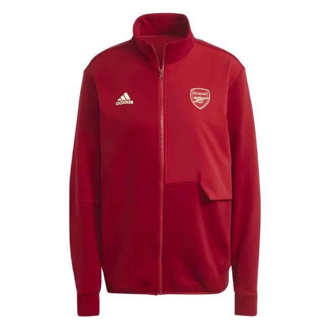 2023-2024 Arsenal Anthem Jacket (Red) - Ladies