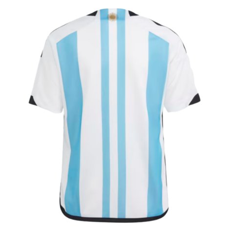 Argentina 2022 World Cup Winners Home Shirt - Kids (DE PAUL 7)