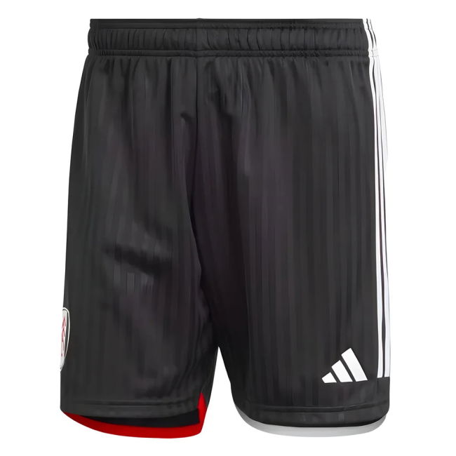 2023-2024 Fulham Home Shorts (Black)