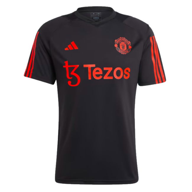 2023-2024 Man Utd Training Jersey (Black) (Ronaldo 7)
