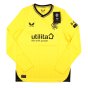 2023-2024 Rangers Home Goalkeeper LS Shirt (Yellow) - Kids (Your Name)