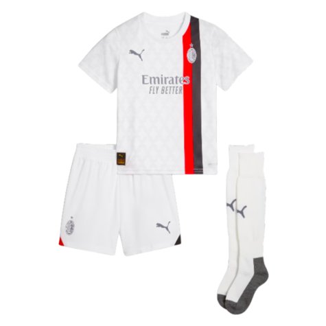 2023-2024 AC Milan Away Mini Kit (Bennacer 4)