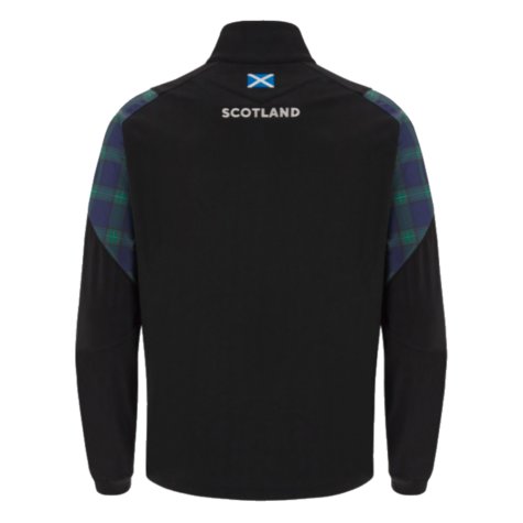 2023-2024 Scotland Rugby Half Zip Travel Fleece (Black)