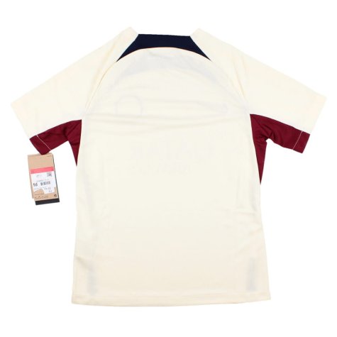 2023-2024 PSG Strike Dri-Fit Training Shirt (Cream) - Kids (Beckham 32)