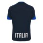 2023-2024 Italy Rugby Training Shirt (Navy) (Your Name)