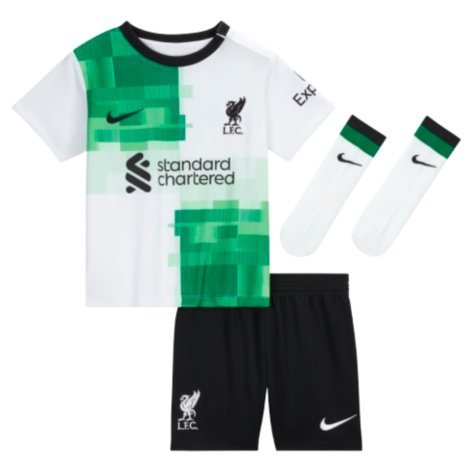 2023-2024 Liverpool Away Little Boys Mini Kit (Diogo J 20)