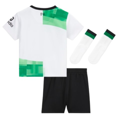 2023-2024 Liverpool Away Little Boys Mini Kit (Fowler 9)