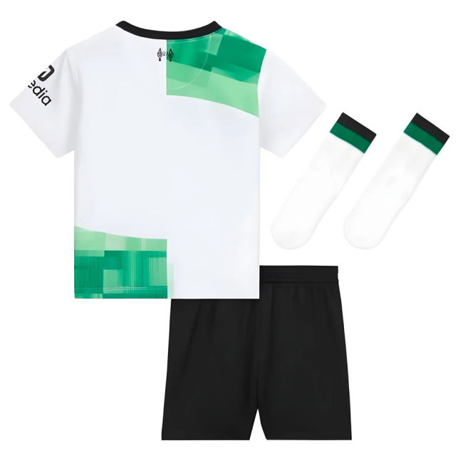 2023-2024 Liverpool Away Little Boys Mini Kit