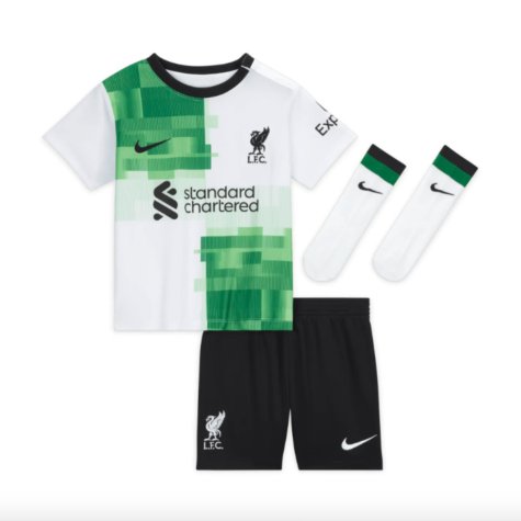 2023-2024 Liverpool Away Infant Baby Kit (Gravenberch 38)