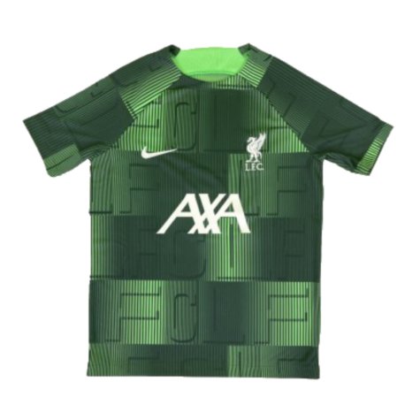 2023-2024 Liverpool Academy Pre-Match Shirt (Green) - Kids (Gerrard 8)