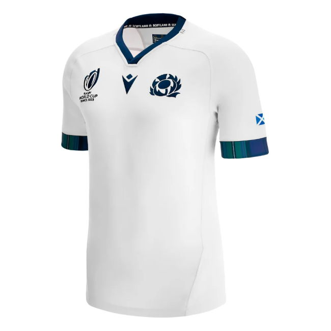 Scotland RWC 2023 Away Rugby Body Fit Shirt (Your Name)