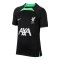 2023-2024 Liverpool Strike Dri-Fit Training Shirt (Black) - Kids (Diogo J 20)