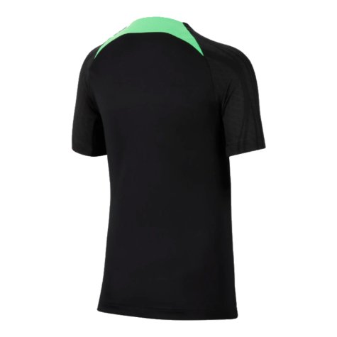 2023-2024 Liverpool Strike Dri-Fit Training Shirt (Black) - Kids (Fowler 9)