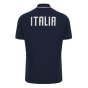 2023-2024 Italy Rugby Travel Polo Shirt (Navy)