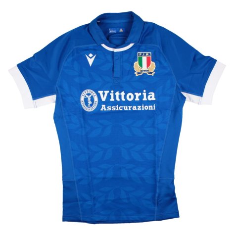 2023-2024 Italy Rugby Home Authentic Body Fit Shirt (Your Name)