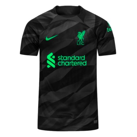 2023-2024 Liverpool Goalkeeper Home Shirt (Black) (Adrian 13)