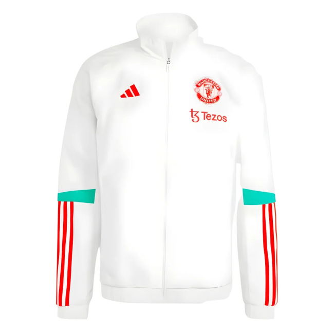 2023-2024 Man Utd Presentation Jacket (White)