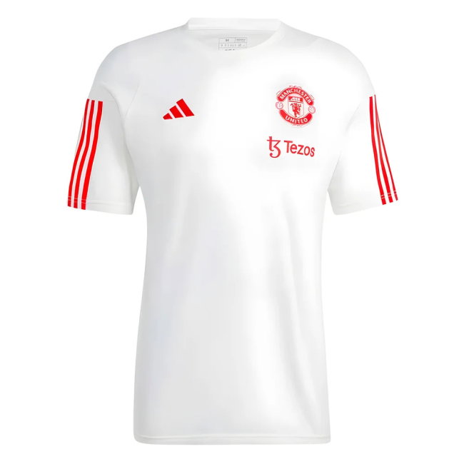 2023-2024 Man Utd Training Tee (White) (Mount 7)