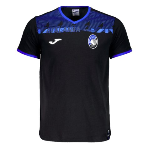 2023-2024 Atalanta Free Time T-Shirt (Black) (Koopmeiners 7)