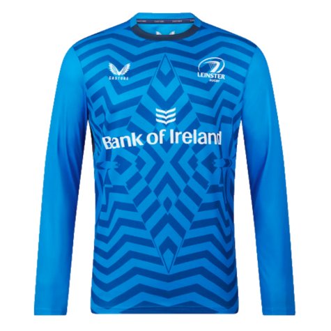 2023-2024 Leinster LS Mens Training Tee (Blue) (Your Name)