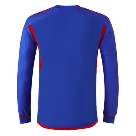 2023-2024 Olympique Lyon Long Sleeve Away Shirt (Benrahma 17)
