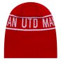 Man Utd Cuff Knit Hat Skull Beanie (Red)