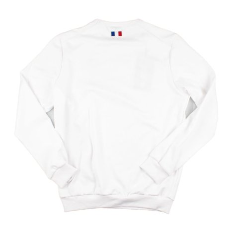 2023-2024 France Rugby Presentation Crew Sweat (White)