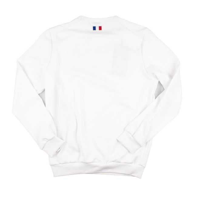2023-2024 France Rugby Presentation Crew Sweat (White)