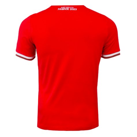 2023-2024 Wales Rugby RWC Poly Tee (Red) (Your Name)