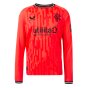 2023-2024 Rangers Away Goalkeeper LS Shirt (Hot Coral) - Kids (Your Name)