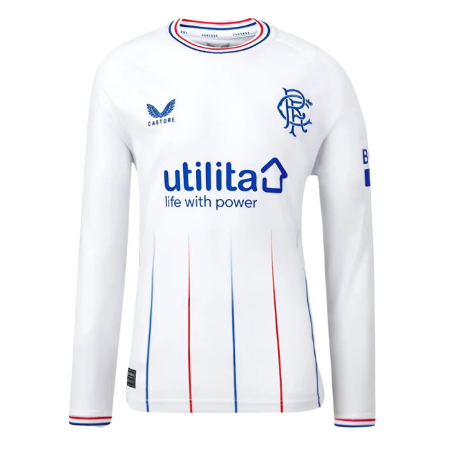 2023-2024 Rangers Away Long Sleeve Shirt (Kids) (Fabio Silva 7)