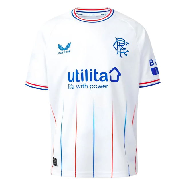 2023-2024 Rangers Away Shirt (Kids) (Lundstram 4)