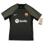 2023-2024 Barcelona Strike Dri-Fit Training Shirt (Sequoia) - Kids (Ronaldinho 10)