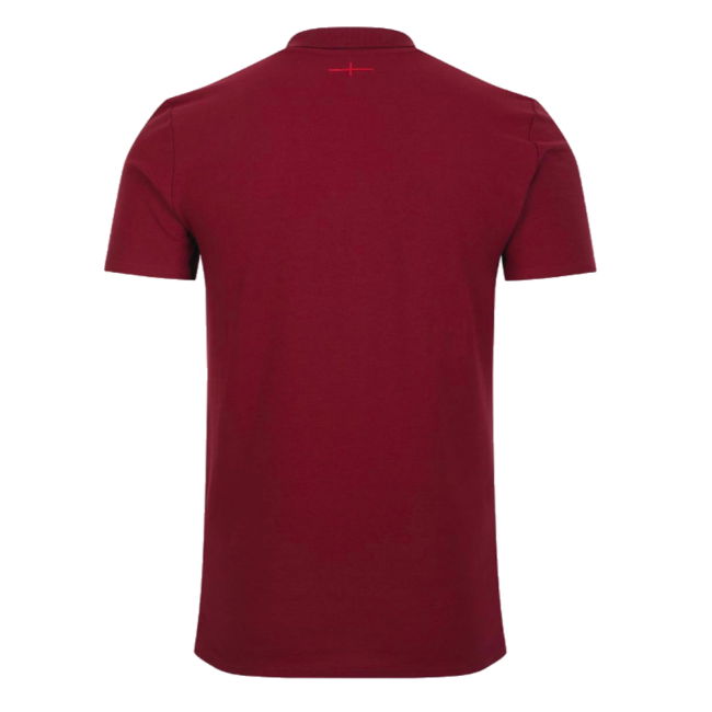 2023-2024 England Rugby CVC Polo (Tibetan Red)