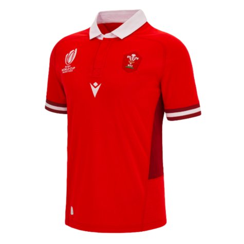 Wales RWC 2023 WRU Rugby Cotton Home Shirt (Adams 11)