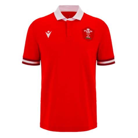 2023-2024 Wales Rugby Home Cotton Shirt (Adams 11)