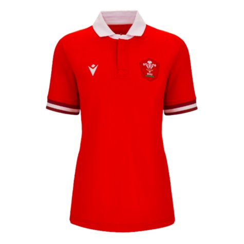 2023-2024 Wales Rugby WRU Home Cotton Shirt (Ladies) (Warburton 7)