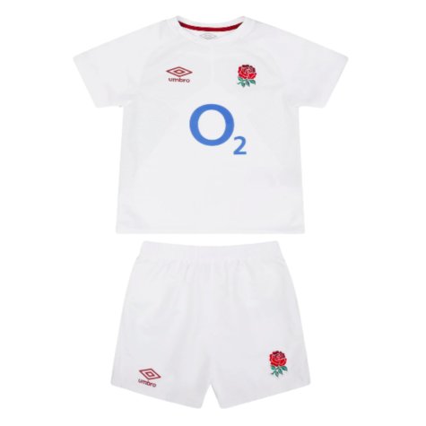 2023-2024 England Rugby Home Replica Infant Kit (Curry 6)
