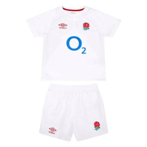 2023-2024 England Rugby Home Replica Infant Mini Kit (Vunipola 8)