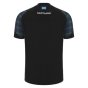 2023-2024 Scotland Rugby Travel Polycotton T-Shirt (Black) (Your Name)