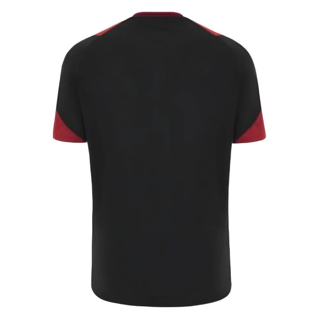 2023-2024 Wales Rugby WRU Training Gym Shirt (Black)