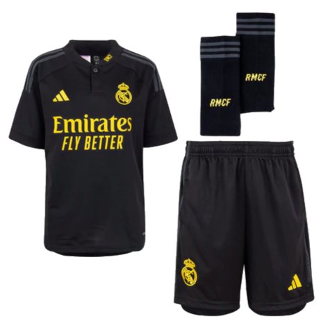2023-2024 Real Madrid Third Youth Kit (Tchouameni 18)